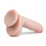 Easytoys - tapadókorongos, herés dildó (22,5cm) - natúr