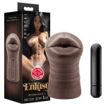 Enlust Krystal - vibrációs műszáj MI képekkel (barna)