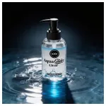 EXS AquaGlider Clear - átlátszó vízbázisú síkosító pumpás flakonban (250ml)