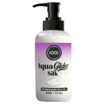 EXS AquaGlider Silk - selymes vízbázisú síkosító pumpás flakonban (250ml)