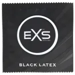 EXS Black - latex óvszer (fekete, 12 db)