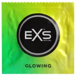 EXS Glow - világító óvszer (3 db)