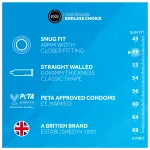 EXS Snug Fit - óvszer 49 mm (12 db)