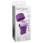 Fantasy For Her Lush Kiss Plush - szívó-nyelves csiklóizgató (lila)