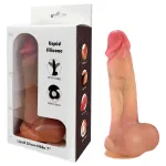 FeelSkin - ultra realisztikus dildó - natúr (18 cm)