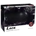Fetish - lakk lepedő - gumis - 160 × 200 cm (fekete)