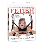 Pipedream - Fetish Position Master - BDSM kötözőszett (fekete)