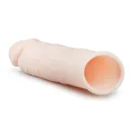 Flesh - hosszabbító péniszköpeny (natúr) - 18cm