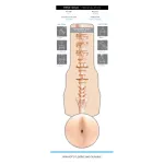 Fleshjack Reno Gold - élethű popsi maszturbátor (natúr)