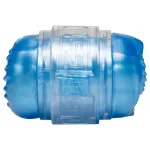 Fleshlight - Quickshot Vantage áttetsző maszturbátor (kék)
