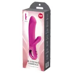 Fun Factory Bi Stronic Embrace - lökő csiklókaros vibrátor (rózsaszín)