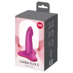 Fun Factory Limba Flex S - hajlítható szilikon dildó (rózsaszín)