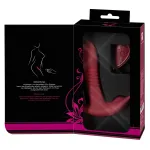 Javida RC - rádiós, 3 funkciós csikló vibrátor (piros)