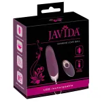 Javida Shaking Love - rádiós, lökő vibrációs tojás (lila)