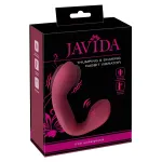 Javida Thumping - pulzáló G-pont és csikló vibrátor (piros)