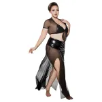 JSY 065 - babydoll szett - fekete (XL-2XL)