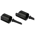 Kiiroo élethű vákuum dildó - 19 cm (fekete)