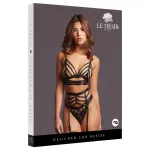 Le Désir Lola - pántos melltartó szett (fekete)