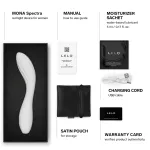 LELO Mona Spectra - okos G-pont vibrátor LED-fénnyel (fehér)
