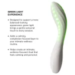 LELO Mona Spectra - okos G-pont vibrátor LED-fénnyel (fehér)