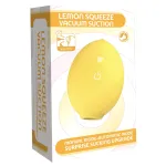Lemon Squeeze - citrom formájú csiklószívó vibrátor (sárga)