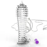 Lonely - vibrációs, vastagodó péniszköpeny (átlátszó)