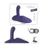 Love to Love GoFast - lökő és csiklóizgató vibrátor tapadókoronggal (kék)