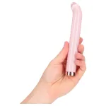 Loveline - G-pontos üveg vibrátor (rózsaszín)