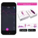 Lovense Ferri - hordható App-vezérelt csiklóvibrátor (fekete-pink)