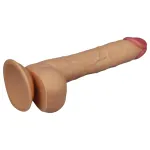 Lovetoy King-Sized - tapadókorongos, élethű dildó - 25 cm (testszínű)