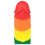Lovetoy Prider - élethű dildó - 19 cm (szivárvány)