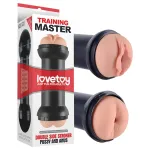Lovetoy - punci és popsi maszturbátor (natúr)