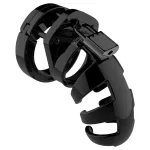ManCage Model 02 - péniszketrec (fekete) - 9 cm