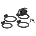 Master Series Bull - bikafejes péniszketrec (fekete)