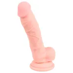 Medical - orvosi szilikon dildó (18cm) - natúr