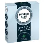 Mister Size vékony óvszer - 47 mm (3 db)