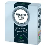 Mister Size vékony óvszer - 47 mm (3 db)