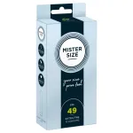 Mister Size vékony óvszer - 49 mm (10 db)