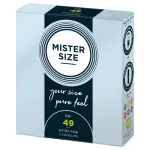 Mister Size vékony óvszer - 49 mm (3 db)