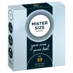 Mister Size vékony óvszer - 53 mm (3 db)