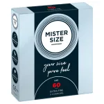 Mister Size vékony óvszer - 60 mm (3 db)