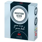 Mister Size vékony óvszer - 60 mm (3 db)