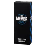 MR.MEMBR Tense - állítható lasszós péniszgyűrű (fekete)