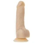 Naked Addiction Rotating 7 - forgófejes vibrátor (18 cm) - natúr