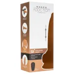 Naked Addiction Thrusting 9 - lökő vibrátor - sötét (23 cm)