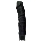 Nature Skin - élethű vibrátor (fekete, 22 cm)