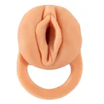 Nature Skin - péniszköpeny és műpunci - 18 cm (testszínű)