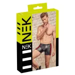 NEK - piros oldal betétes cipzáras boxer (fekete)