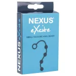 Nexus Excite - 4 gyöngyös anál dildó - fekete (kicsi)