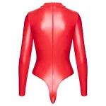 Noir - fényes hatású body (piros)